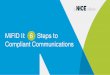MiFIDII 6 Steps to Compliant Communications - NICE eBook