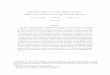 The Price E ects of Cross-Market Mergers: Theory and 
