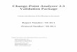 Change-Point Analyzer Validation Package