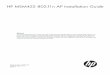 HP MSM422 802.11n AP Installation Guide