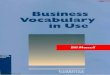 Business Vocabulary in Use Intermediate -