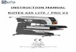 INSTRUCTION MANUAL ROTEX AIR LITE / PRO V2