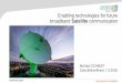 Enabling technologies for future broadband Satellite 