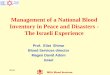 Management of a National Blood Inventory in Peace and 