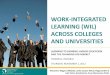 WORK-INTEGRATED LEARNING (WIL) ACROSS COLLEGES AND 