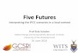 Five Futures Interpreting the IPCC scenarios in a local 