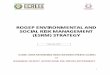ROGEP ENVIRONMENTAL AND SOCIAL RISK MANAGEMENT (ESRM) STRATEGY