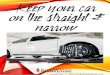 Keep your car on the straight & narrow