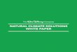 NATURAL CLIMATE SOLUTIONS WHITE PAPER