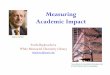 Measuring Academic Impact - UMD
