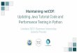 Maintaining netCDF: Updating Java Tutorial Code and 