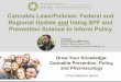 Cannabis Laws/Policies: Federal and Regional Update and 