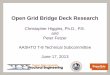 Open Grid Bridge Deck Research - Transportation
