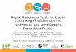 Digital Readiness Tools for Use in Supporting Flexible 