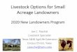 Livestock Enterprises for Small Acreage Landowners