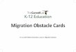 Migration Obstacle Cards - Birds, Cornell Lab of Ornithology