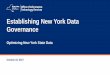 Establishing New York Data Governance