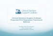 Clinical Decision Support Software Proposed FDA Regulatory