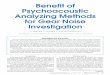 Benefit of Psychoachoustic Analyzing Methods for Gear 