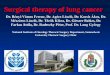 Surgical therapy of lung cancer - Semmelweis