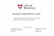 BILANCI PREVENTIVI 2020 - Mendrisio