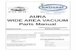 AURA WIDE AREA VACUUM Parts Manual - catalog.nationalew.com