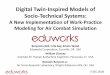 Digital Twin-Inspired Models of Socio-Technical Systems