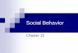 Behavior in Social or Cultural Context