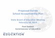 Proposed Florida School Accountability Plan - Florida Department of