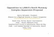 Opposition to LAWA’s North Runway Complex Expansion Proposal