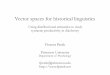 Vector spaces for historical linguistics