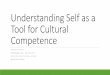 Understanding Self as a Tool for Cultural Competence