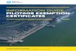 INFORMATION GUIDE PILOTAGE EXEMPTION CERTIFICATES