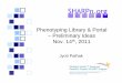 Phenotyping Library & Portal – Preliminary Ideas Nov. 14 