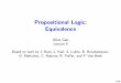 Propositional Logic: Equivalence