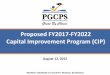 Proposed FY2017-FY2022 Capital Improvement Program (CIP)
