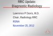 RRC Update: Diagnostic Radiology