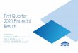 First Quarter 2020 Financial Results - Euronet Worldwide, Inc