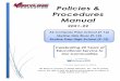 Policies & Procedures Manual -