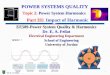 Topic 2: Power System Harmonics Part III: Part III: Impact 