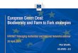 European Green Deal: Biodiversity and Farm to Fork strategies