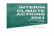 INTERIM CLIMATE ACTIONS 2021