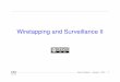 Wiretapping and Surveillance II - cs.columbia.edu
