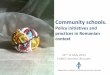 Community schools policy initiatives in Romania - Eunec