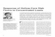 Response of Hollow-Core Slab Floors to Concentrated Loads