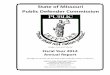 State of Missouri Public Defender Commission