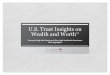 US Trust Insights on Wealth and Worth - Michael Rosen Says
