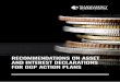 RECOMMENDATIONS ON ASSET AND INTEREST DECLARATIONS …