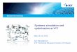 Systems simulation and optimisation at VTT