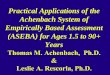 Practical Applications of the Achenbach System of 